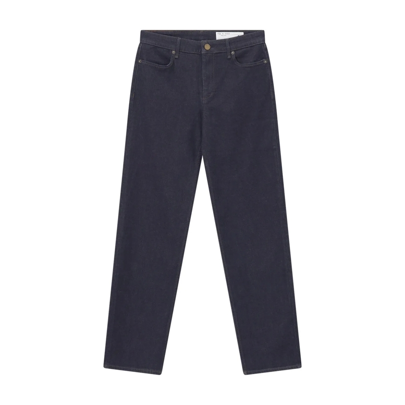 Rag & Bone Jeans Relaxed-Fit Jeans aus Baumwolle dunkelblau