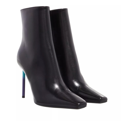 Off-White Nappa Grad Highallen Anklboot   Black Blue Ankle Boot