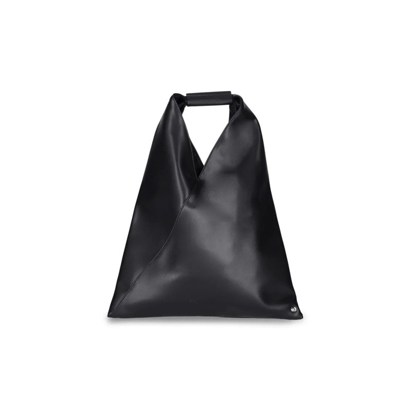 MM6 Maison Margiela Schultertasche Black Faux Leather Small "Japanese" Tote Bag Black