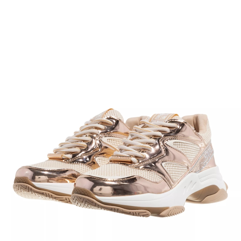 Steve Madden Low-Top-Sneaker Medallist 2 Cream Rose Gold