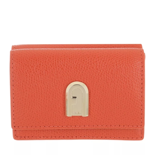 Furla Furla 1927 S Compact Wallet Trifold - Ares Tangerine Tri-Fold Wallet