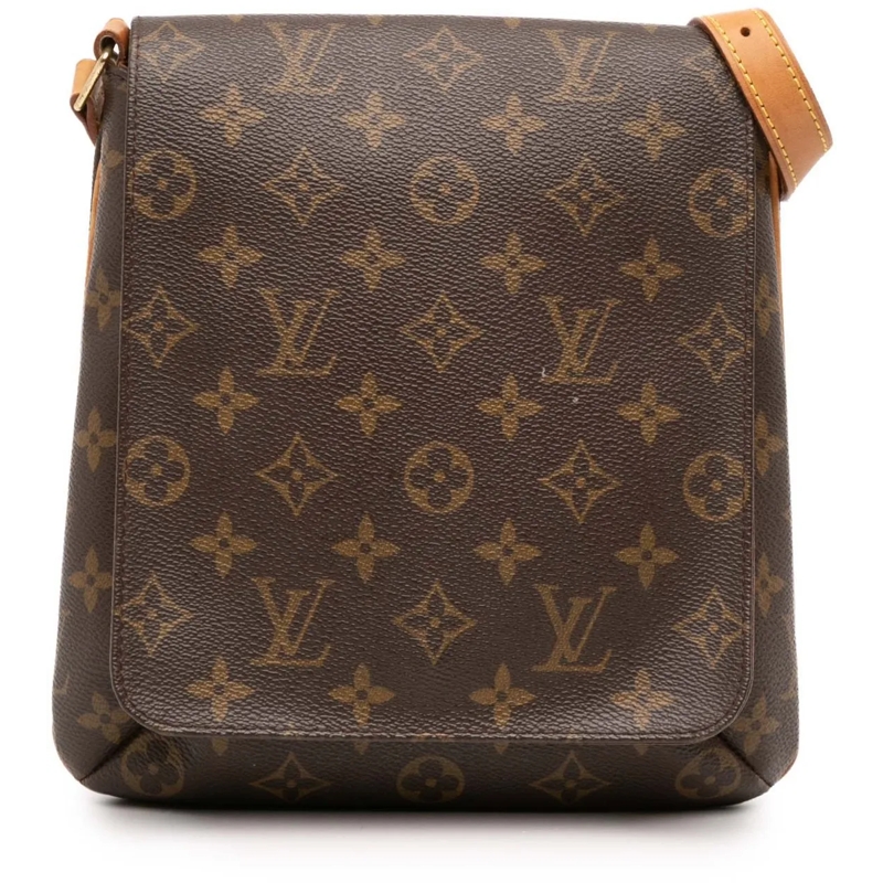 Louis Vuitton Schultertasche Monogram Musette Salsa Short Strap braun