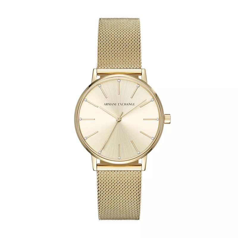 Armani Exchange Dresswatch AX5536 Ladies Watch Gold