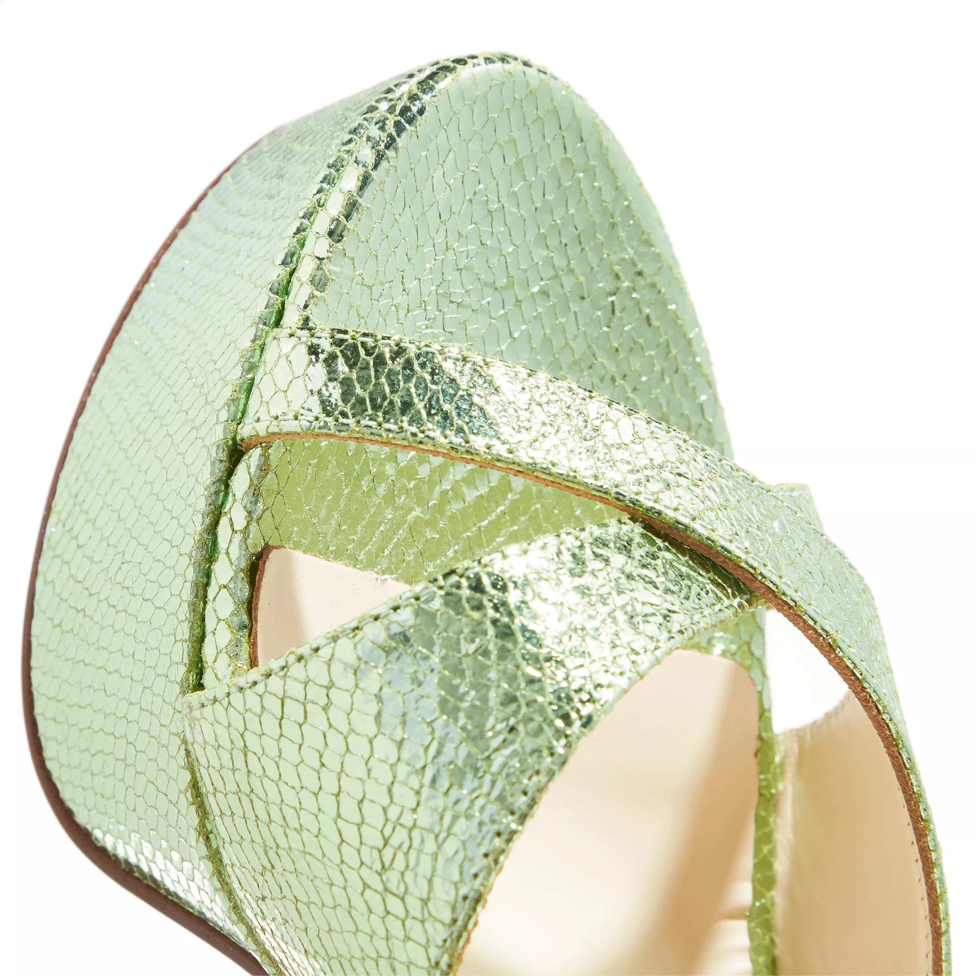 patrizia pepe sandales, sandalo con tacco en vert - pour dames