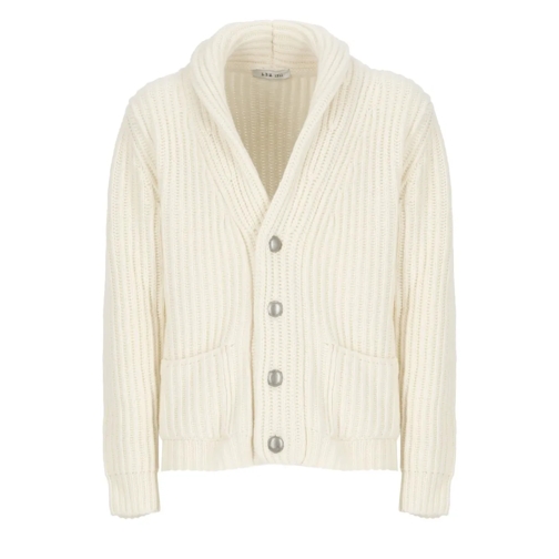 Lubiam Cardigan Wool Sweater Neutrals