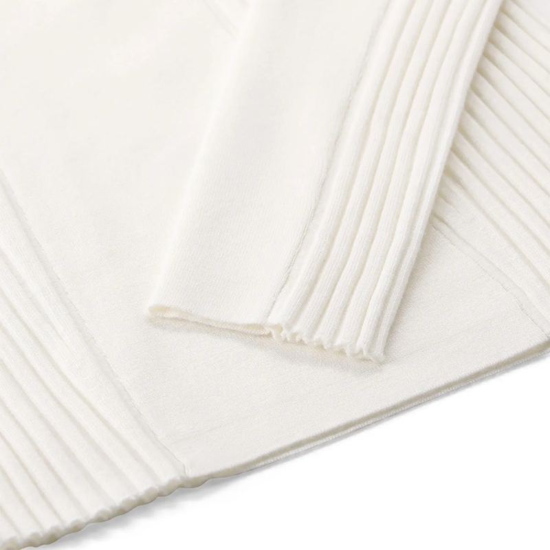 Victoria Beckham Pullover Strickpullover mit Rundhalsausschnitt weiß(Image 4)