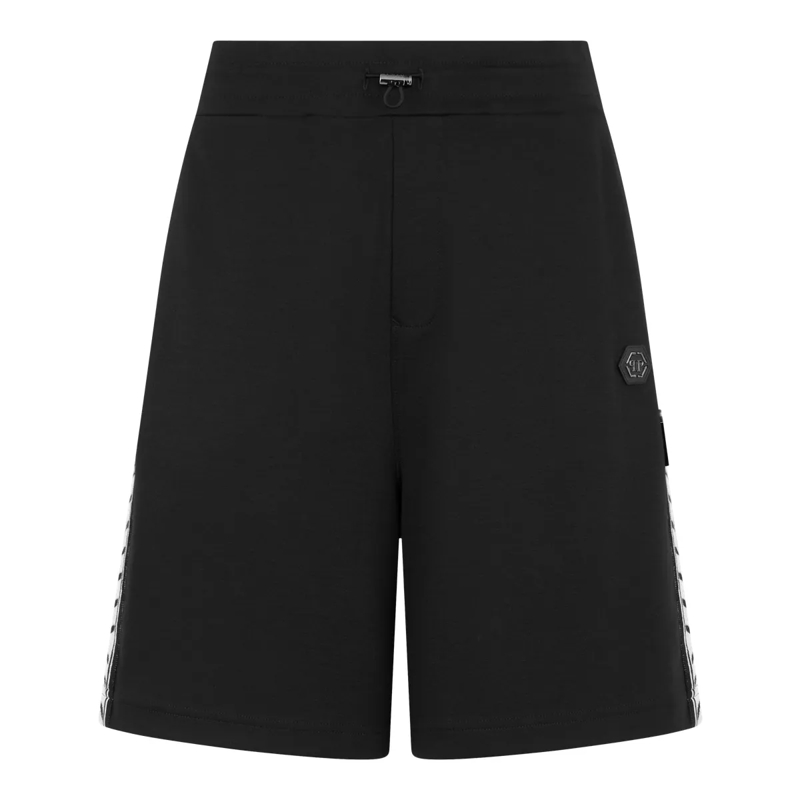 Philipp Plein Shorts Drawstring Shorts Plein Tennis schwarz