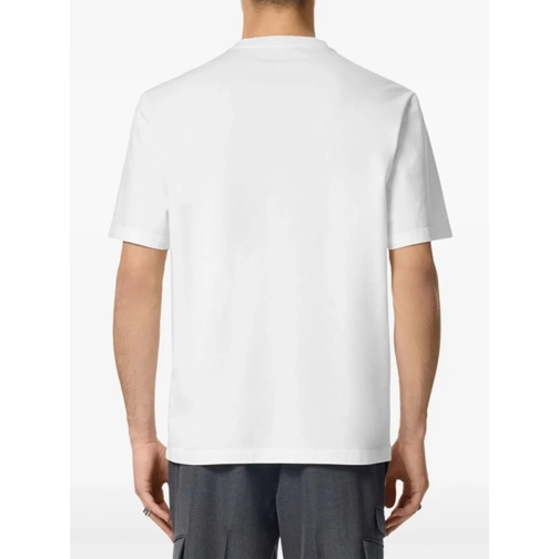 Versace T-shirts White Logo-Print T-Shirt White (Image 2)