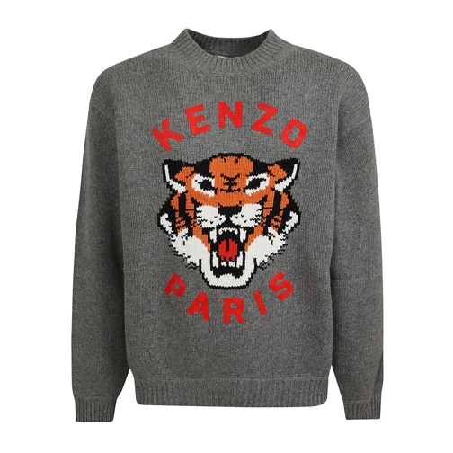 Kenzo Pullover Rws Lucky Tiger Jumper Grey