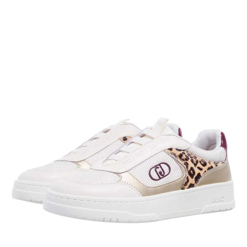 LIU JO Low-Top-Sneaker Me 05 Milk/Leopard/Light Gold(Image 3)