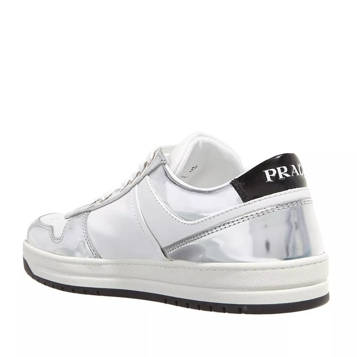 All white prada store trainers