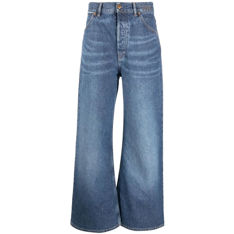 Chloé Jeans mit geradem Bein Jeans Blue blau