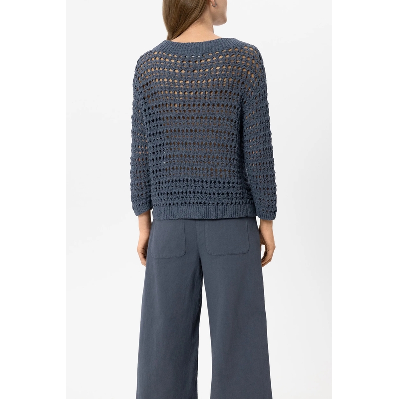 Luisa Cerano Trui Pullover LANGARM tinted blue(Image 4)
