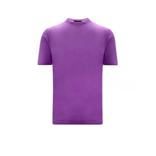 Roberto Collina Linen Sweater Purple 