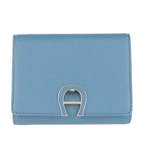 AIGNER Wallet Milano Dusk Blue Tri-Fold Portemonnaie