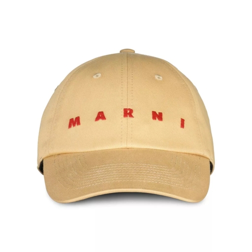 Marni Cap mit Logo-Stickerei 48104114028890 Hellbraun 