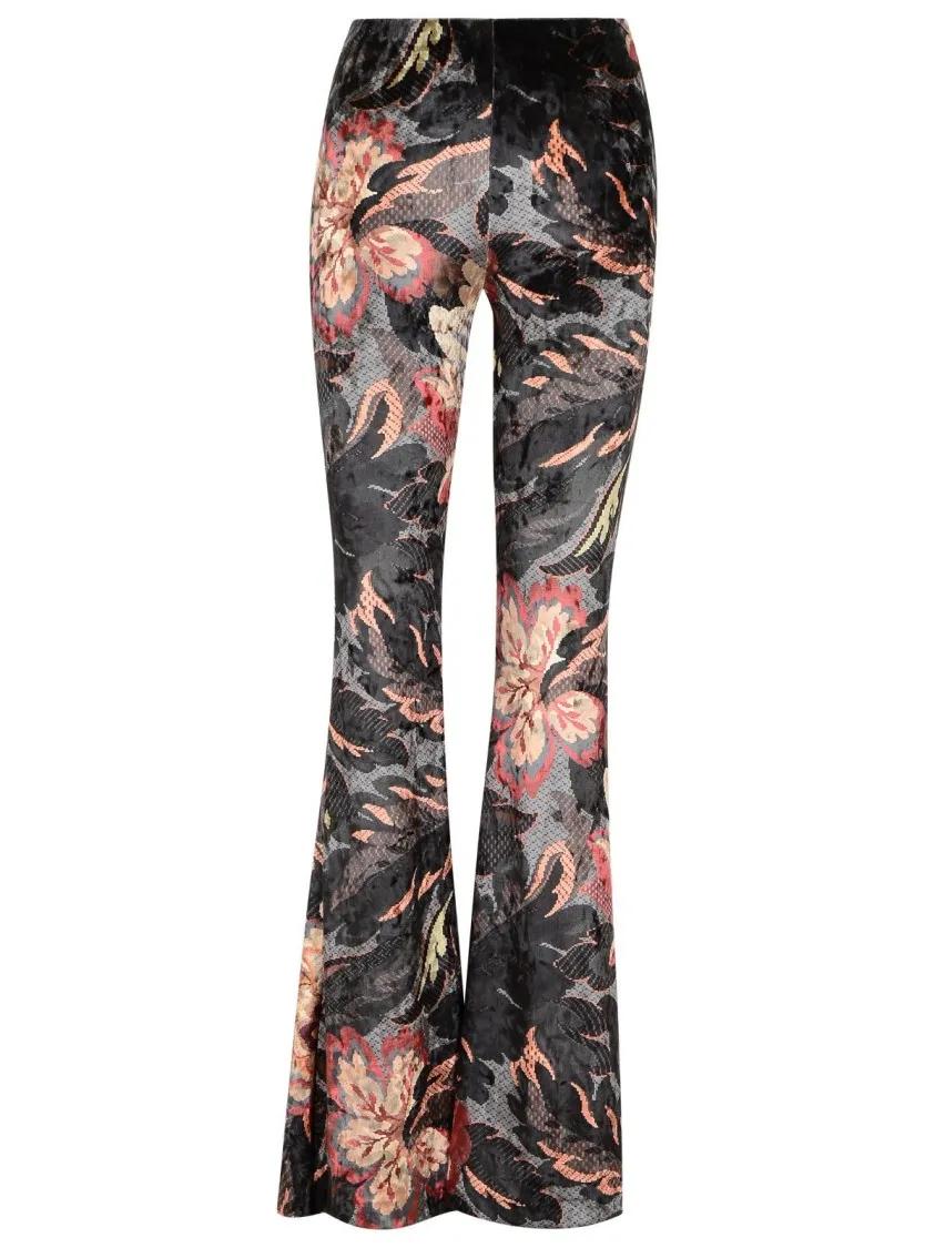 Etro - Multicolor Polyester Pants - Größe 38 - bunt