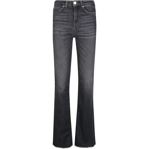 Pinko Magere Been Jeans Flora No Belt Flare Jeans Grey grau