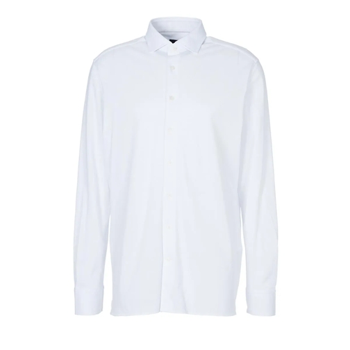 Hackett Chemises PIQUE JERSEY 800WHITE