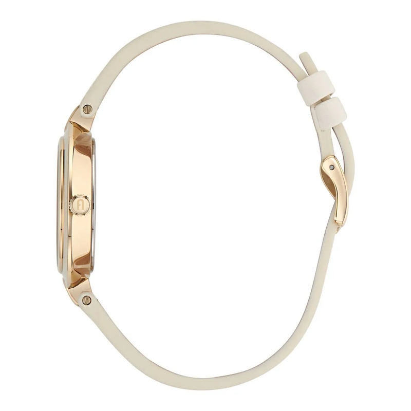 Furla Quarzuhr Quarz-Analoguhr Furla Logo Links weiss(Image 2)