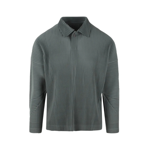 ISSEY MIYAKE PLEATS PLEASE Polohemd October Polo Green