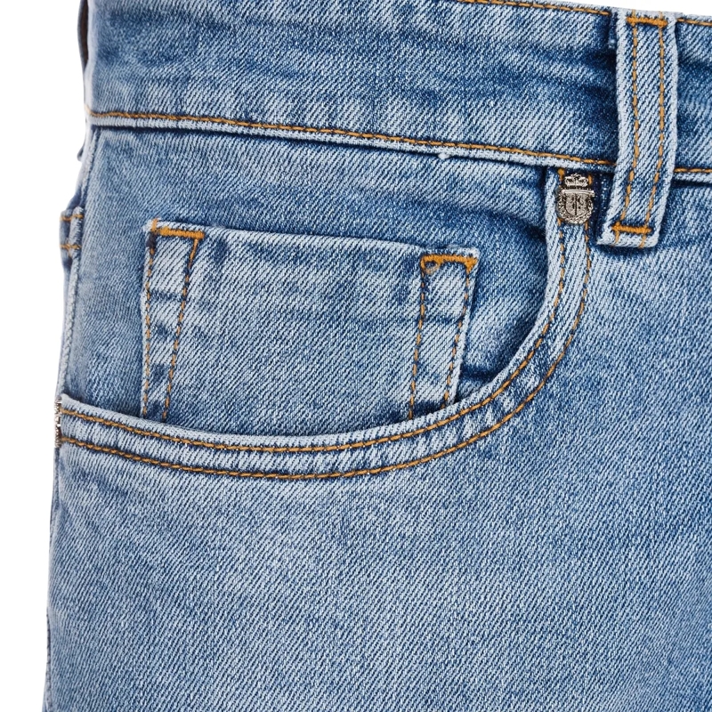 BILLIONAIRE Jeans mit geradem Bein Jeans Regular Fit hell-blau(Image 4)