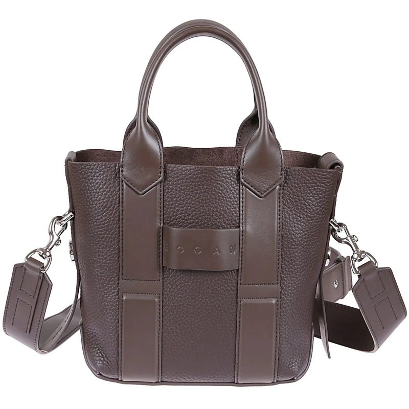 Hogan Shopper Bags Dark Brown braun