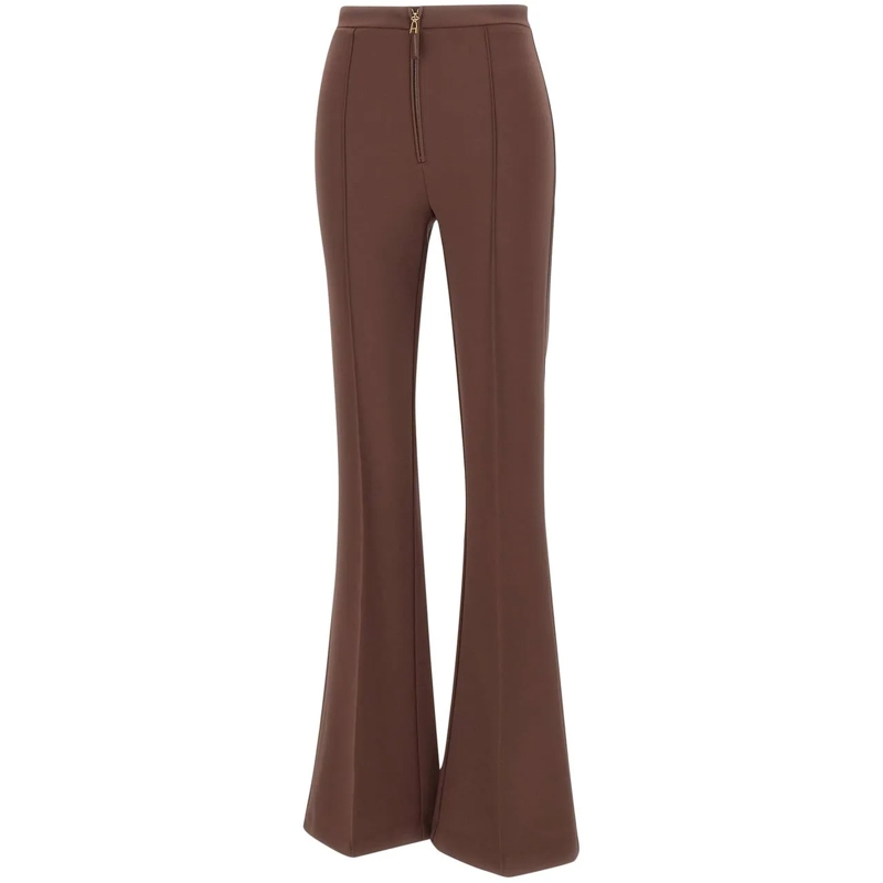 Elisabetta Franchi  Trousers Coffee braun