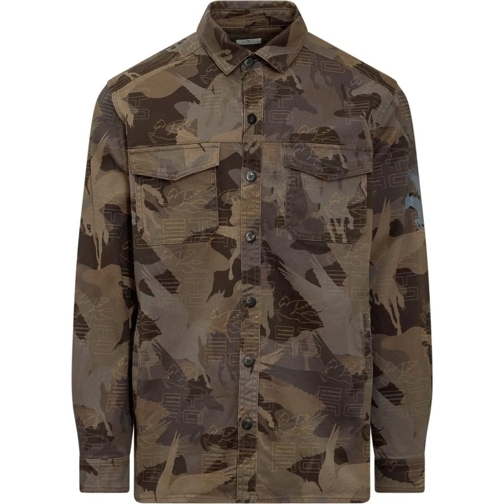 Etro Legere Oberteile Etro Camouflage Cotton Shirt schwarz