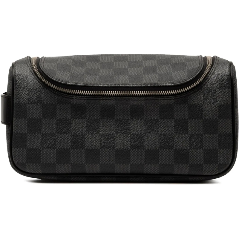 Louis Vuitton Pochette Damier Graphite Toiletry Pouch schwarz
