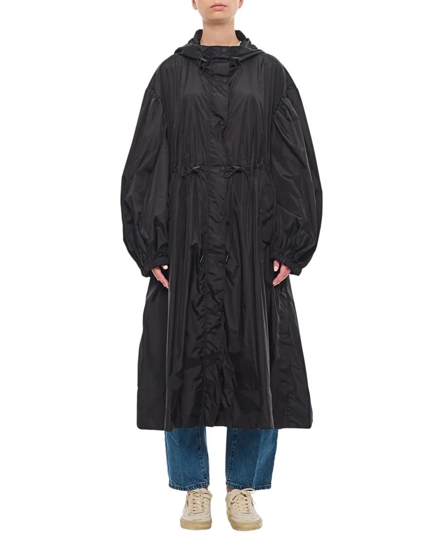 Simone Rocha - Long Puff Sleeve Trapeze Parka - Größe 6 - schwarz