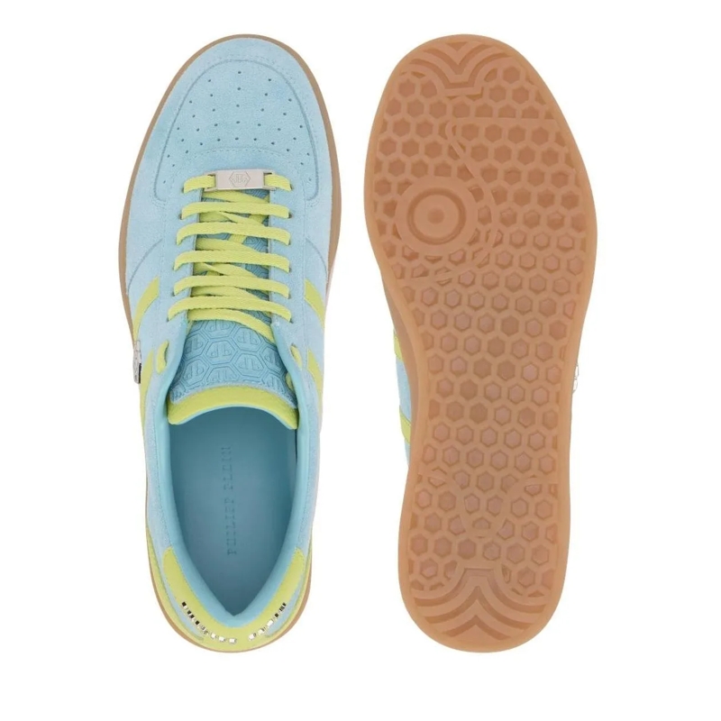 Philipp Plein Low-Top-Sneaker Low-Top Sneakers Retro Rebel hell-blau(Image 5)