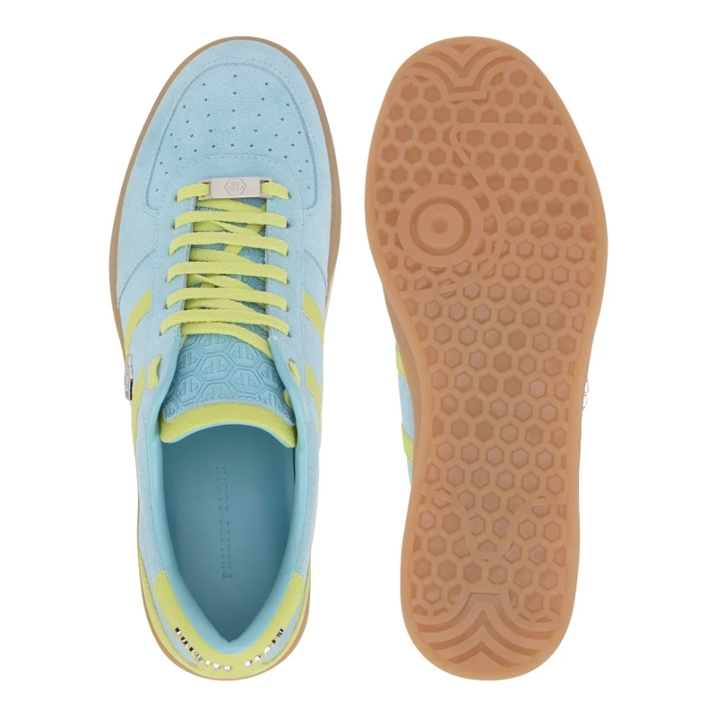 Philipp Plein Low-Top-Sneaker Low-Top Sneakers Retro Rebel hell-blau(Image 4)