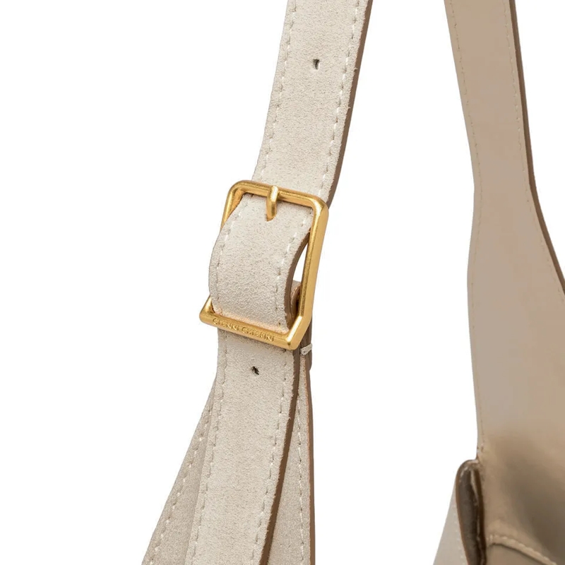 Gianni Chiarini Crossbody Bag Schultertasche Jo aus Veloursleder beige(Image 5)
