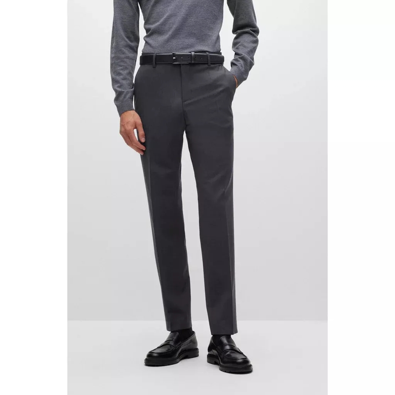 Boss  Slim-Fit Businesshose Genius Grau(Image 4)