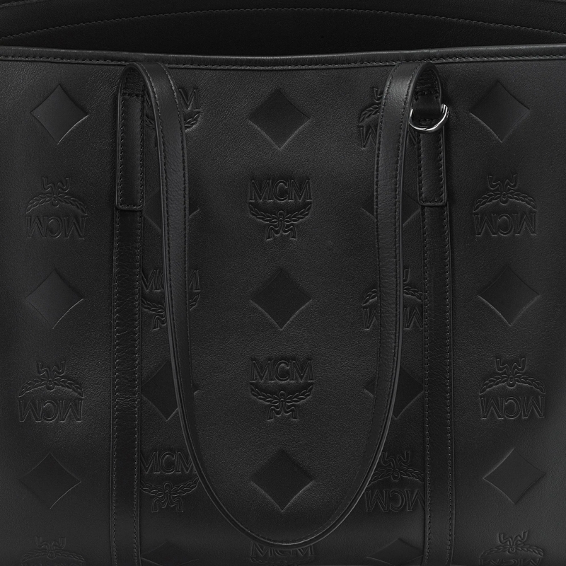 MCM Boodschappentas Mcm Toni Lthr Shopper Med Bk Black(Image 6)