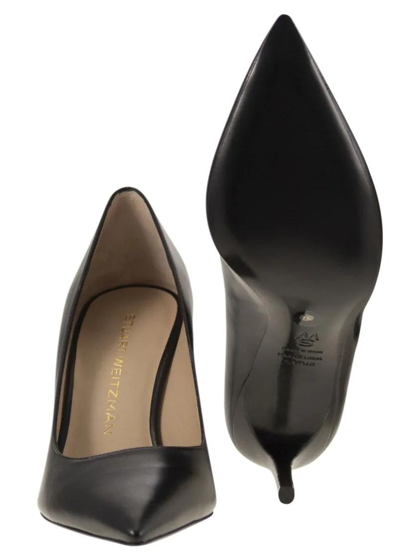 Thumbnail - Stuart Weitzman Hohe Schuhe - Stuart Power 85 - Leather Pumps - Gr. 36 (EU) - in Schwarz - für Damen