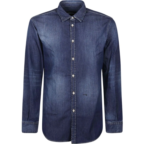 Dsquared2 Hauts décontractés Relax Dan Shirt Blue blau