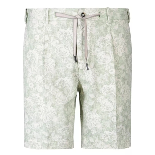 Dell'oglio Bermuda Shorts With Floral Print Green 