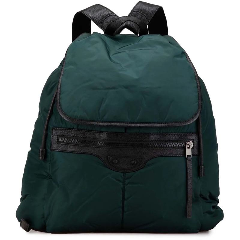 Balenciaga Rucksack Nylon Motocross Classic Traveler Backpack grün