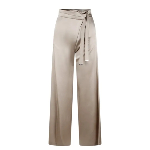 Herno Satin Fluid Trousers Neutrals 