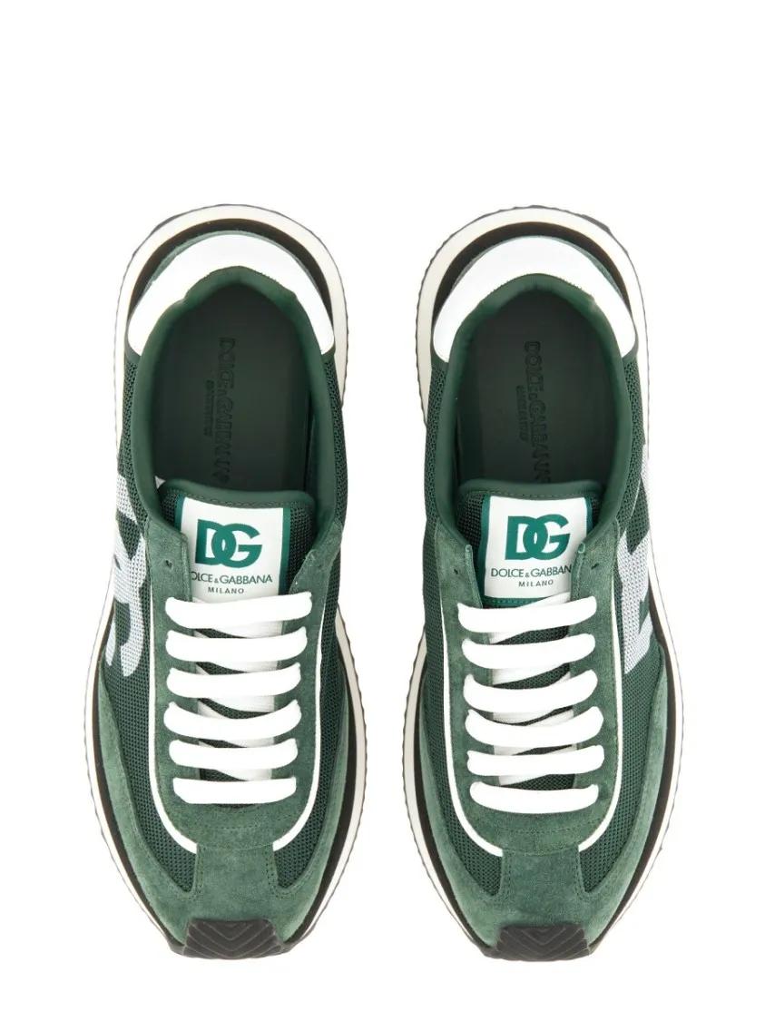 Thumbnail - Dolce&Gabbana Low-Top Sneaker - "Dg Cushion" Sneaker - Gr. 42 (EU) - in Grau - für Damen