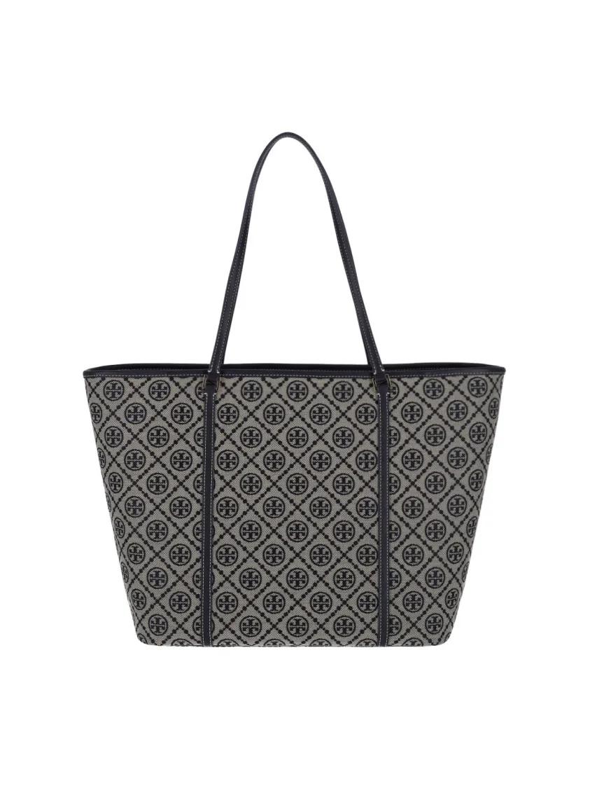 TORY BURCH Shoppers & Totes Large Tote Bag "T Monogram" – Beige in beige