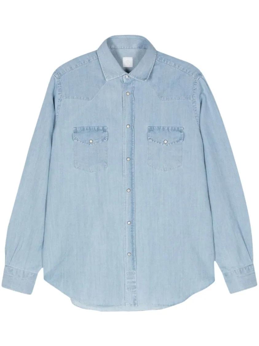 Thumbnail - Eleventy - Texas Shirt - Größe 41 - blau