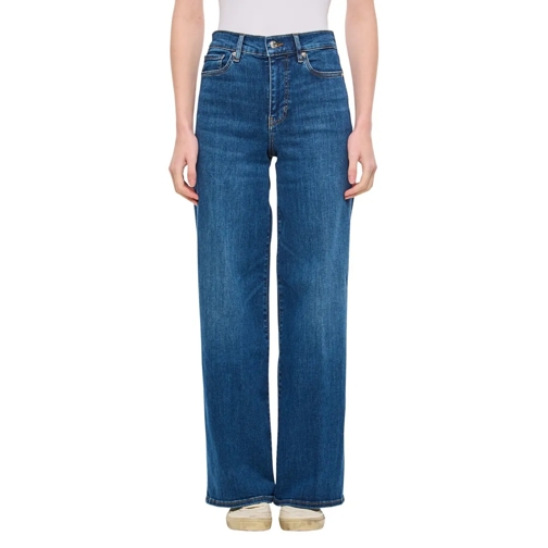 FRAME Jeans Le Slim Palazzo Blue