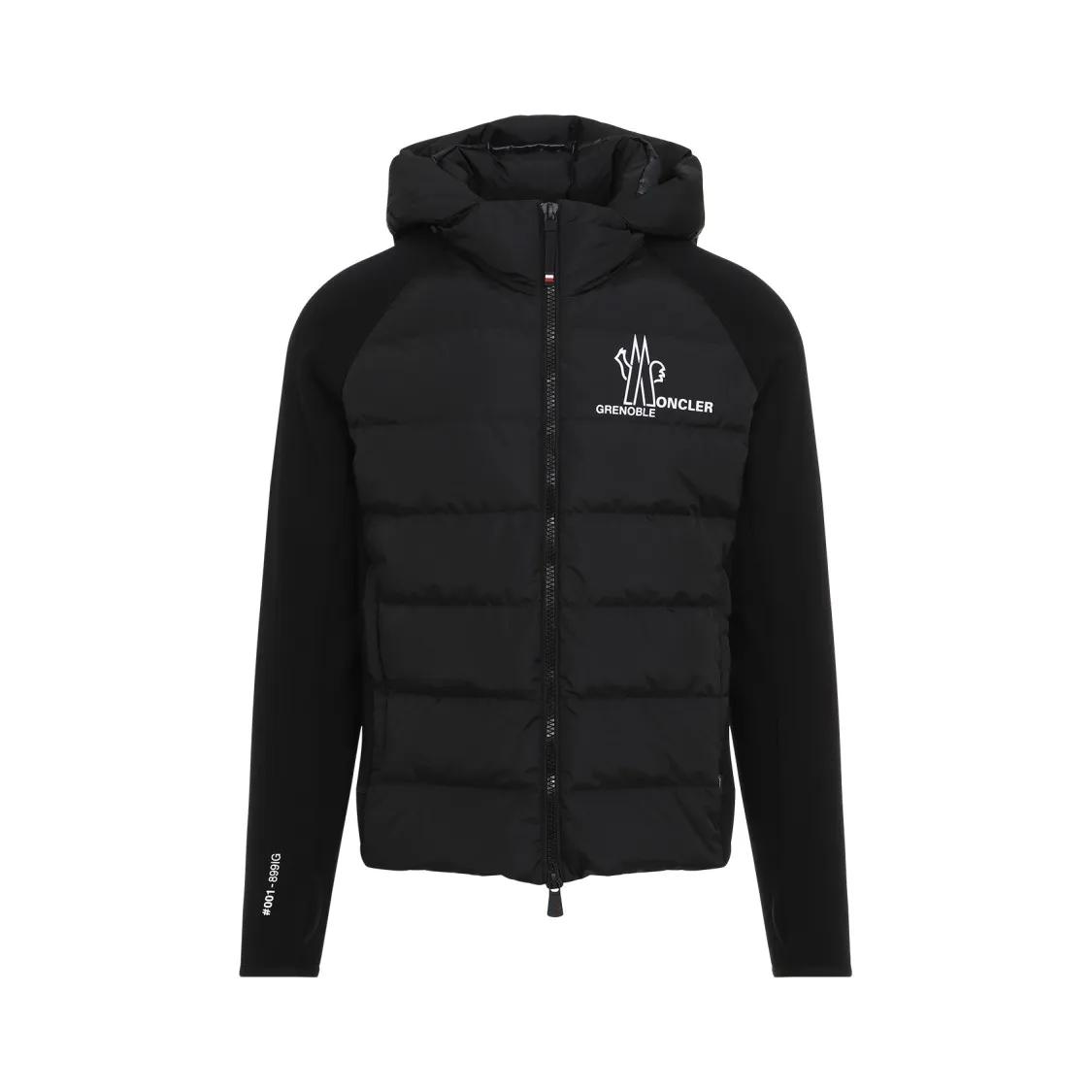 Moncler - Zip-Up Cardigan - Größe L - schwarz