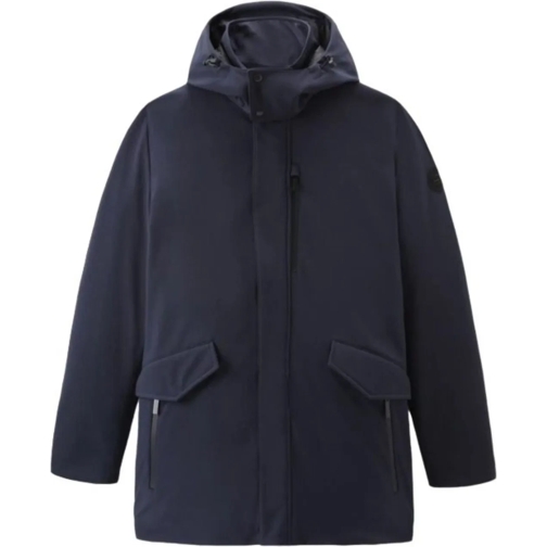 Woolrich Donzen jassen Woolrich Barrow Mac Windjacks Donkerblauw Cfwoou07 blau