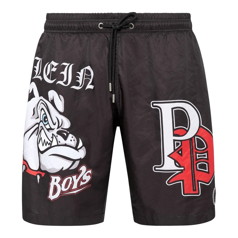 Philipp Plein  Badehose Bulldogs schwarz