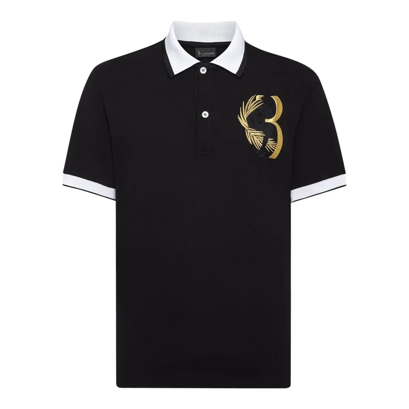 BILLIONAIRE Top Poloshirt schwarz