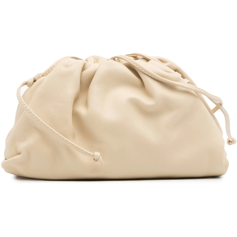 Bottega Veneta Sac à bandoulière Lambskin The Mini Pouch Crossbody braun